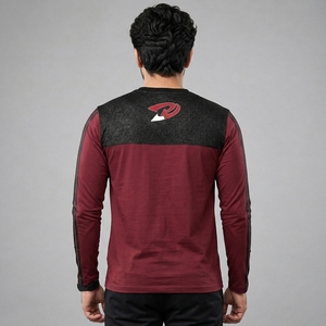 Lightweight breathable textile smooth feel stylish casual everyday fashion <b>Men</b> Full Sleeves <b>T</b>-<b>Shirt</b> premium breathable <b>Men</b> Full - Product Image 2