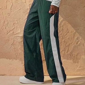 Oversized Plus Size Men's Street Wear Canvas Lace Waterproof Baggy Cargo Loose Windbreak <b>Pants</b> - Product Image 3