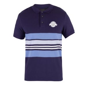 Polo tendance pour homme avec blocs de couleur, séchage rapide, respirant, pour le golf, logo personnalisé, OEM ODM, vêtements de sport - Product Image 4