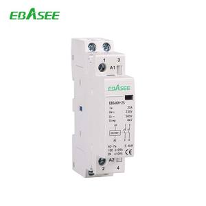 EBASEE หรือ OEM 1 <span class=keywords><strong>2</strong></span> 3 โมดูล คอนแทคเตอร์ขนาดเล็กแบบเงียบสำหรับใช้ในครัวเรือน 16A 20A 25A 32A 40A 63A - Product Image 3
