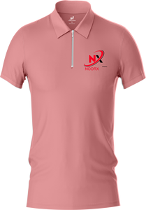 Polos de golf de manga larga de tela de punto bordada lisa de Spandex de poliéster al por mayor de alta calidad para hombres diseño personalizado - Product Image 2