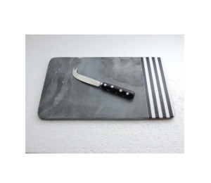 Tabla de cortar de mármol y madera de diseño recién llegado, tabla de cortar de piedra y madera a un precio muy atractivo - Product Image 1