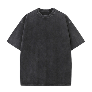 Camisetas de Verano para Hombre Más Vendidas, Alta Calidad, 100% Algodón, Estilo Lavado Ácido, Corte Holgado, Largo, Aspecto Elegante - Venta al Por Mayor - Product Image 3