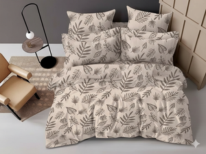 Juego de Sábanas King Size de la Colección Hotel, Tejido Moderno de Poliéster 400 Hilos, 2 Fundas de Almohada, Duradero, para Todas las Temporadas, Decoración de Dormitorio de Lujo - Product Image 2