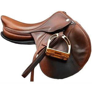 Professional Quality Horse Saddles Racing Riding Saddle with Customized Design Leather Material Customizable <b>Equestrian</b> - Product Image 2