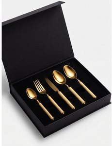 Ensemble de couverts de luxe élégant avec poignée en or pour table à manger mariage cuisine et restaurant décoration de vaisselle - Product Image 6
