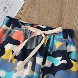 Pantalon cargo camouflage tendance pour filles, coupe droite, écologique, décontracté, automne, tailles 3-14 ans, vente en gros sur mesure - Product Image 3