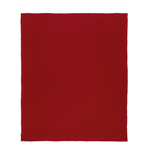Plaid tricoté rouge uni rectangulaire 100% coton, écologique, mignon, pour bébé, printemps-automne, usage domestique, pliable - Product Image 3