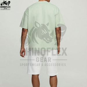 T-shirts oversize tendance pour hommes, fabriqués avec les meilleurs matériaux, prix d'usine, style décontracté streetwear, t-shirts oversize pour hommes. - Product Image 3