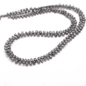 Perles de Briolette de diamant gris forme de larme pour la fabrication de bijoux avec du matériel de pierre bricolage diamant artisanat perles naturelles en gros - Product Image 5