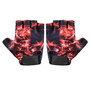 Gants de sport à doigts ouverts, respirants, rembourrés, pour la musculation et l'entraînement, avec sangle de poignet réglable - Product Image 5