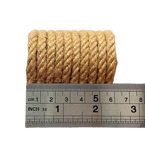 <b>100</b>% Natural Eco-Friendly High Strength 6 MM 3 Strand Biodegradable <b>Jute</b> Rope-GOOD CB QUALITY <b>JUTE</b> <b>YARN</b> - Product Image 1