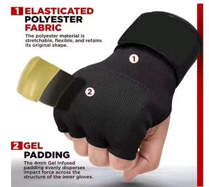 Guantes de Ciclismo Transpirables, Guantes de Medio Dedo con Gel de Alta Calidad para Ciclismo - Product Image 2