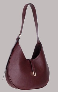 Royaa Fashion Full Grain Pebbled Leather Structured Trapezoid Tote Top Handle Purse Minimalist <b>Work</b> <b>Bag</b> Beach Zipper Closure - Product Image 3