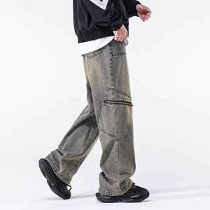 Pantalon en jean pour homme, coupe droite, décontracté, nouvelle arrivée, qualité supérieure, séchage rapide, respirant, prix de gros - Product Image 6