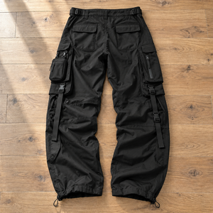<b>Men's</b> 100% Cotton <b>Cargo</b> <b>Pants</b> Multi Pocket Tactical Workwear Mid Waist Custom Logo OEM ODM Customizable Wholesale Trousers - Product Image 4