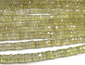 Piedras Preciosas de Cuarzo Natural de Primera Calidad, Forma Heishi de Disco Plano Facetado de 16 Pulgadas, Perlas de 6.5mm con Orificio Central, Gemas Champion para Joyería - Product Image 2