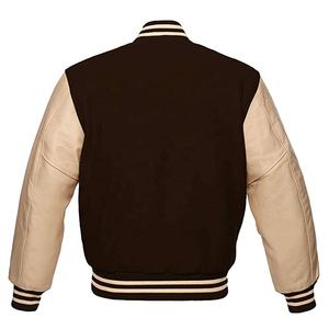 Chaqueta Varsity Estilo Béisbol Azul Marino y Amarillo en Oferta - Product Image 6