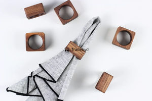 Designer Classic <b>Wooden</b> <b>Napkin</b> <b>Ring</b> Handmade Eco-Friendly & Durable 2.5cm Round Dining Table Decor Wedding Accessories Tradebyd - Product Image 2