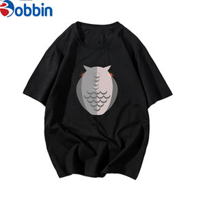 เสื้อยืดพิมพ์ลายกราฟิกโลโก้ตามสั่ง พิมพ์ดิจิทัล โลโก้แบบกำหนดเอง ผ้าฝ้าย 100% ไซส์ใหญ่ สวมใส่สบาย แขนสั้น - Product Image 1