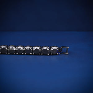 Pulsera de tenis negra RTS para hombre y mujer con diamantes negros de moissanita con claridad D VVS y que pasa la prueba del probador de diamantes. - Product Image 6