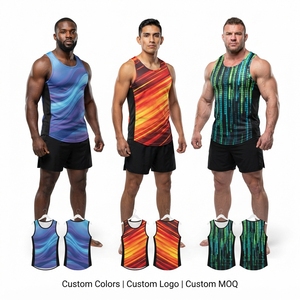Camiseta Deportiva Personalizada de Sublimación para Hombre, Sin Mangas, para Entrenamiento, Gimnasio, Fitness - Product Image 3