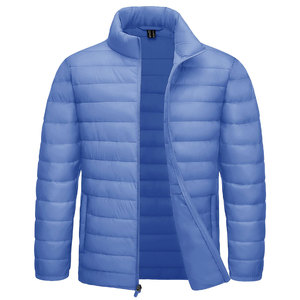 Veste matelassée réversible bicolore personnalisée, imperméable et coupe-vent, col montant, fermeture éclair, poches isolées, maximum de chaleur - Product Image 1