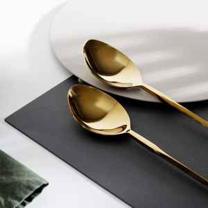 Cuchara de Acero Inoxidable de Alta Calidad, Cucharas para Servir en la Cocina, Cuchara para Bebidas, Hielo, Sopa, Té Helado para Restaurantes y Bares - Product Image 2