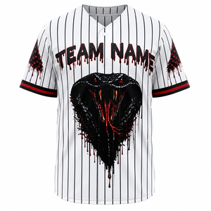 Camiseta de Béisbol Sublimada con Rayas para Hombre, Diseño Personalizado, con Absorción de Humedad, Corte Regular, Manga Corta - Product Image 2