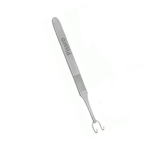 PISSCO Crochet cutané chirurgical à double pointe, rétracteur cutané à pointe acérée, rétracteur cutané en acier inoxydable - Product Image 4