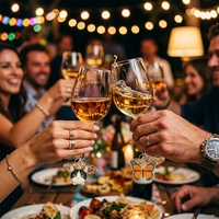 Breloques en métal personnalisées OEM pour verres à vin, identificateurs de boissons décoratifs réutilisables en émail, marqueurs pour fêtes, bars, mariages, cadeaux
