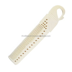 Recién llegado, peines de búfalo de hueso de colores naturales, peines de hueso antiestáticos naturales para regalos de vacaciones de RF Crafts - Product Image 6