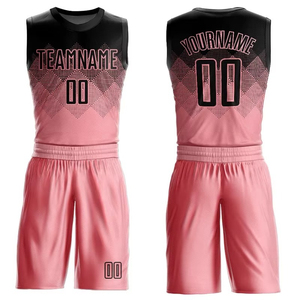 Ensemble de vêtements de sport personnalisés pour équipe de basketball, maillot et short, impression par sublimation, séchage rapide, respirant, confortable - Product Image 2