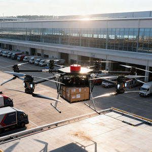 Drone de fret GD-HJ-D200 de classe 200 kg, UAV industriel haute résistance, 55-65 minutes de vol en vides, distance de contrôle de 15 km, IP68 - Product Image 2