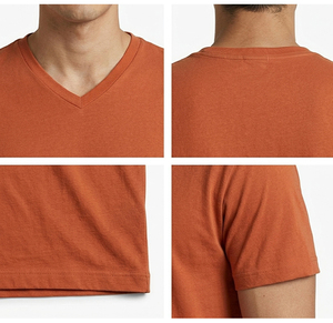 Camisetas con Cuello en V, Estilo Vintage, de Alta Calidad, Lavado Ácido, Tallas Grandes, 100% Algodón, para Hombre, con Impresión Gráfica DTG - Product Image 4