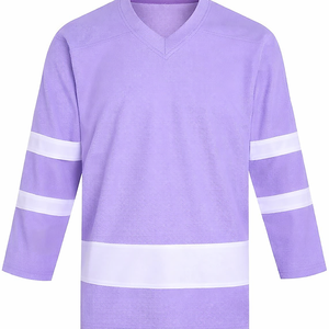 Maillot de hockey sur glace pour homme, modèle sy Blank, unisexe adulte, manches longues, style authentique de l'équipe, tenue de jeu - Product Image 1