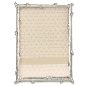 Premium Silver Cast Twig Photo <b>Frame</b> Elegant Woodland Style <b>Wedding</b> Gift <b>Frame</b> Artisan Hand-Finished Desktop Portrait Display - Product Image 1