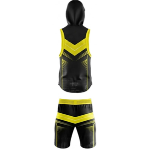 Uniformes de football 7V7 respirants sur mesure de haute qualité, grandes tailles, avec design de compression sublimé - Product Image 3