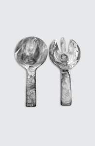 Servidor de ensalada de lujo con acabado en epoxi y cuchara para servir, para uso en cocina, hogar y hoteles, a precio de fábrica. - Product Image 3