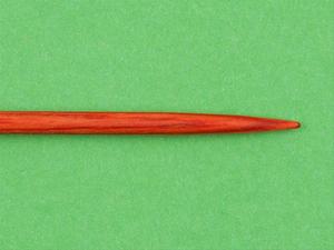 Lot de 18 aiguilles à tricoter en bois teinté, couleur primaire, double pointe, pour le tricotage - Product Image 4