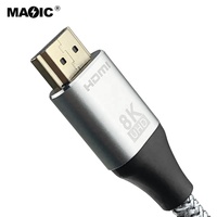 Certifié Haute Vitesse 48gbps 8k 60hz 4k 120hz Cuivre Nu 1.5 3m 5m Hdmi 2.1 Mâle à Mâle Tv Câble Hdmi 2.0v 2.1v
