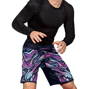 Shorts de MMA Unisex Personalizados de Fábrica, Sublimados, para Artes Marciales, Elásticos en 4 Direcciones, de Secado Rápido, Poliéster, Venta al Por Mayor OEM - Product Image 6