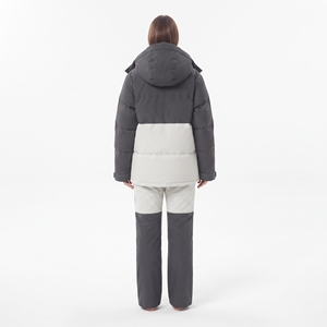 Traje de esquí impermeable para mujer, chaqueta de nieve con capucha, cálida y resistente al viento, ropa deportiva para esquí al aire libre - Product Image 3