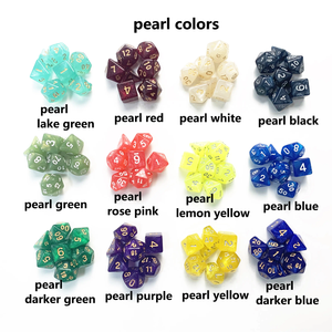 Resin <b>Cube</b> Dice Custom Polyhedral Acrylic and Resin Crafts Dice for Board Games-Colorful Design - Product Image 2