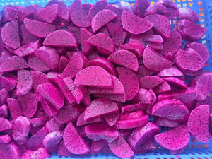 Cubos de Pitaya Blanca Congelados Estilo Orgánico IQF para Cereal Saludable, Fruta Tropical Natural, Exportación a Granel - Product Image 2