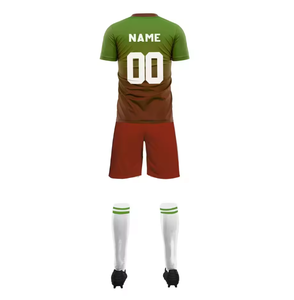 ชุดยูนิฟอร์มฟุตบอล/ซอคเกอร์แบบขายส่งที่ปรับแต่งได้ พร้อมโลโก้พิมพ์ตามสั่งและแขนสั้น - Product Image 6