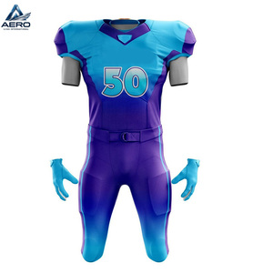 Uniforme de Fútbol Americano Personalizado Unisex, Nuevo, de Poliéster, el Mejor, Estilo Único, Ligero, en Oferta - Product Image 5