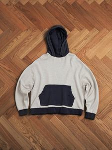Ensemble sweat à capuche et pantalon de survêtement pour homme, 100% coton, épais, hiver, délavé à l'acide, teint à la cire, effet usé, avec logo personnalisé, style rétro et tendance - Product Image 6