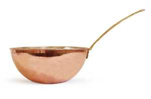 Poêle en cuivre artisanal alvéolée, poêle à omelettes, poêle à frire, poêle à griller 14-27 cm, étamée - Product Image 4