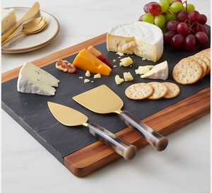 Gold <b>Cheese</b> <b>Knife</b> <b>Set</b> With Resin Handles Durable Metal <b>Cheese</b> Tools Dishwasher Safe For Kitchen Use Dining And Hotel Use - Product Image 6